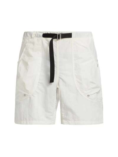 Shop John Elliott Men's Safari Nylon Shorts In White