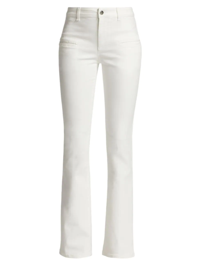 Shop Altuzarra Women's Serge Flared Denim Jeans In Optic White