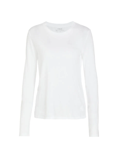 Shop Vince Women's Boxy Boatneck Top In Optic White