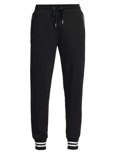Shop Moncler Men's Drawstring Sweatpants In Black