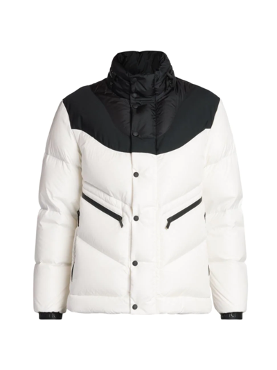 Shop Moncler Men's Iwaki Nylon Jacket In White