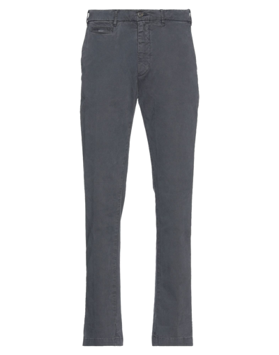 Shop 40weft Man Pants Lead Size 28 Cotton, Elastane In Grey