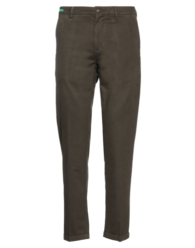 Shop Re-hash Re_hash Man Pants Dark Brown Size 33 Modal, Cotton, Elastane, Tencel