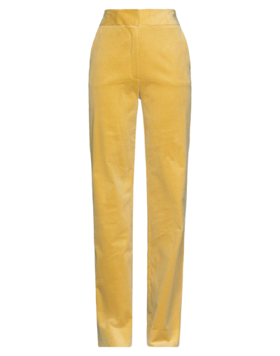 Shop Aniye By Woman Pants Ocher Size 8 Cotton, Elastane In Yellow