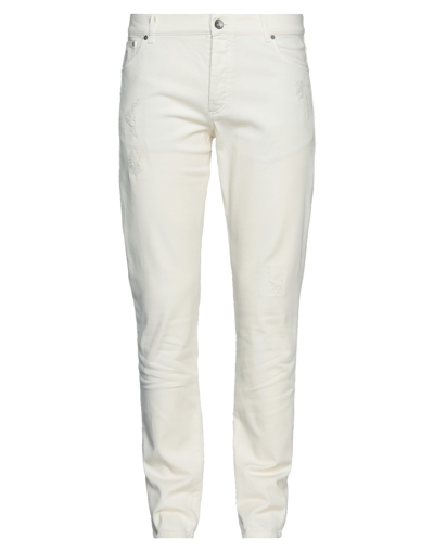 Shop Brunello Cucinelli Jeans In Ivory