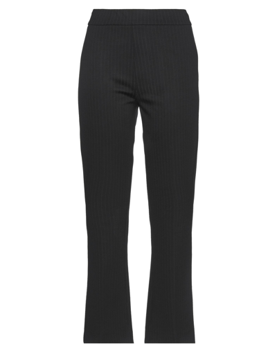Shop Le Noir Woman Pants Black Size 12 Viscose, Polyamide, Elastane, Polyester