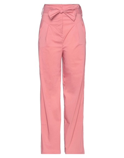 Shop Liviana Conti Woman Pants Pink Size 6 Cotton, Polyamide, Elastane
