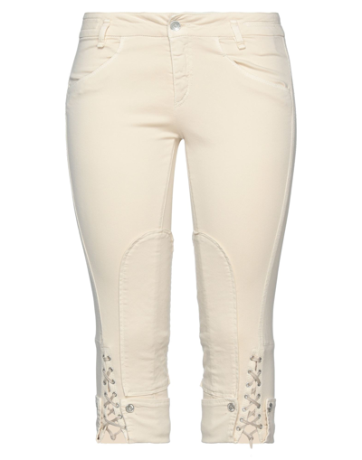Jacob Cohёn Cropped Pants In Beige