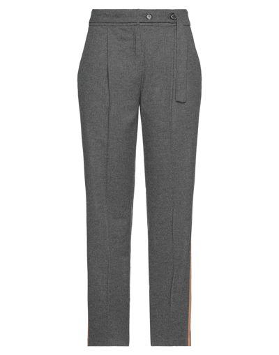 Shop Annarita N Woman Pants Grey Size 8 Viscose, Polyester, Wool, Elastane
