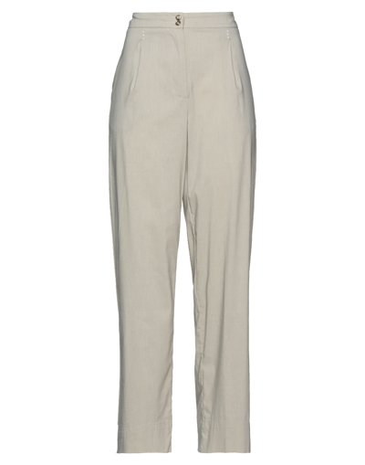 Shop Elisa Cavaletti By Daniela Dallavalle Woman Pants Beige Size 12 Cotton, Polyamide, Elastane