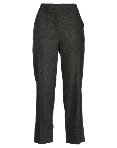 Shop Beatrice B Beatrice .b Woman Pants Steel Grey Size 10 Polyester, Virgin Wool, Synthetic Fibers, Viscose, Silk