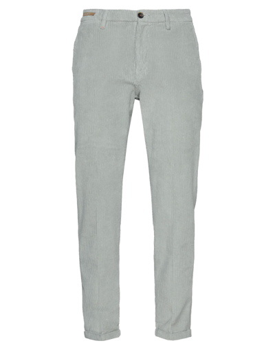 Shop Re-hash Re_hash Man Pants Light Grey Size 34 Cotton, Elastane