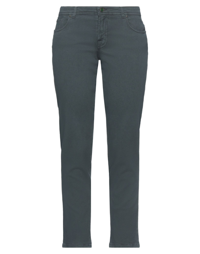 Shop Berwich Woman Pants Lead Size 26 Cotton, Modal, Elastane In Grey