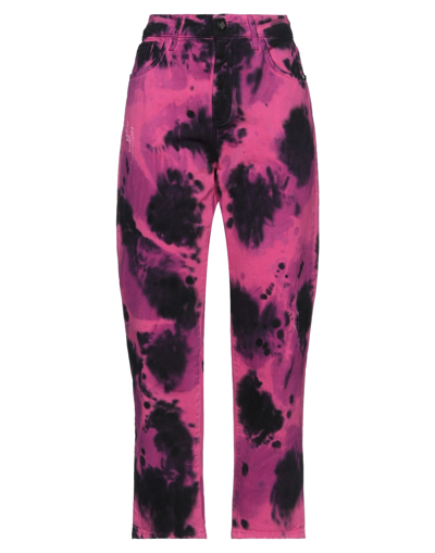 Shop Amish Jeans In Fuchsia