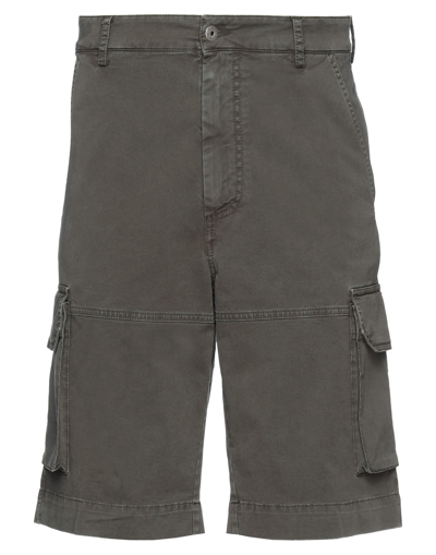 Shop Historic Man Shorts & Bermuda Shorts Military Green Size S Cotton