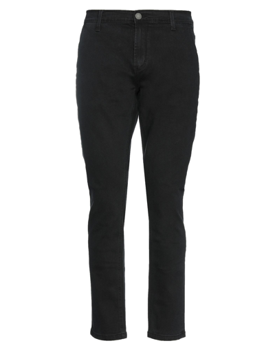 Shop Alessandro Dell'acqua Man Denim Pants Black Size 38 Cotton, Polyester, Elastane