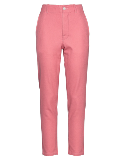 Shop Momoní Woman Pants Pastel Pink Size 6 Virgin Wool, Polyamide