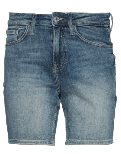 Shop Guess Denim Shorts In Blue