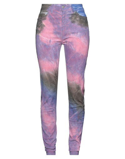 Shop Marc Ellis Woman Jeans Fuchsia Size 4 Cotton, Elastane In Pink