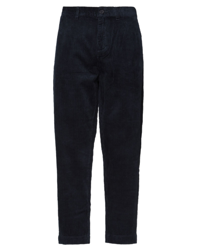 Shop Minimum Man Pants Midnight Blue Size 34 Cotton