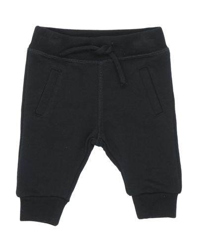 Shop Dsquared2 Newborn Boy Pants Black Size 3 Cotton, Elastane