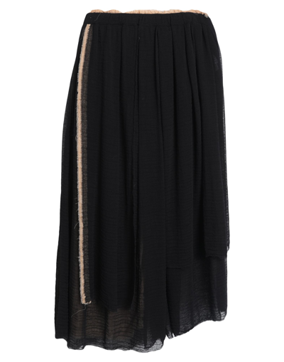 Shop Un-namable Woman Maxi Skirt Black Size 6 Virgin Wool
