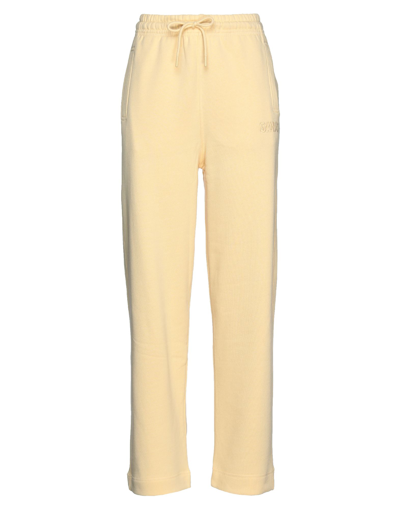 Ganni Pants In Yellow