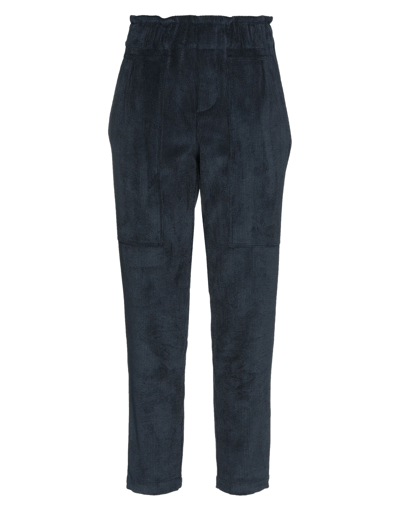 Shop Le Noir Woman Pants Midnight Blue Size 4 Polyester, Polyamide, Elastane