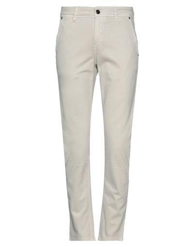 Shop Re-hash Re_hash Man Pants Grey Size 31 Cotton, Elastane