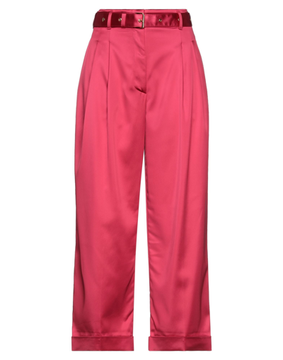 Shop Peter Pilotto Woman Pants Fuchsia Size 6 Viscose, Polyamide, Elastane In Pink