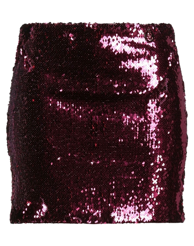 Shop Gaelle Paris Gaëlle Paris Woman Mini Skirt Fuchsia Size 4 Polyester In Pink