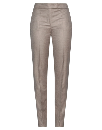 Shop Giorgio Armani Woman Pants Dove Grey Size 6 Cashmere
