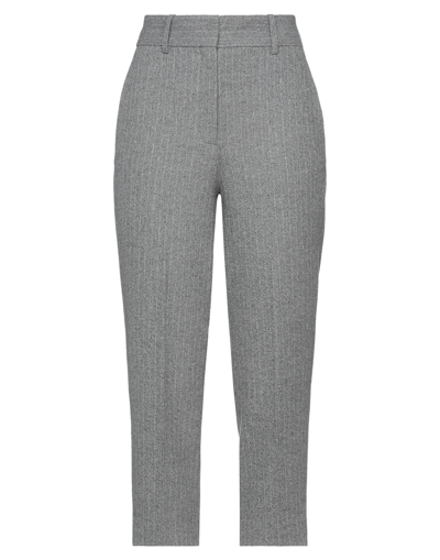 Shop Circolo 1901 Woman Pants Grey Size 6 Virgin Wool, Polyamide, Elastane