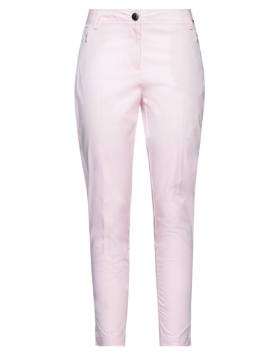 Shop Airfield Woman Pants Light Pink Size 6 Cotton, Elastane