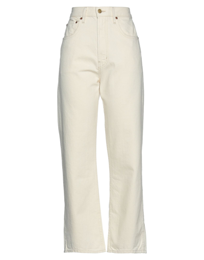 Shop B Sides Jeans In Ivory