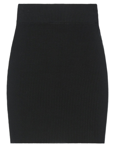 Shop Vicolo Woman Mini Skirt Black Size Onesize Cotton