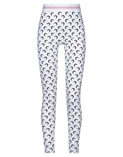 Shop Marine Serre Leggings In White