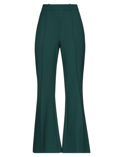 Shop Maliparmi Malìparmi Woman Pants Green Size 8 Polyester, Virgin Wool, Elastic Fibres