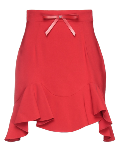 Shop Dsquared2 Woman Mini Skirt Red Size 2 Viscose, Elastane