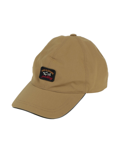 Shop Paul & Shark Man Hat Military Green Size Xs Polyester