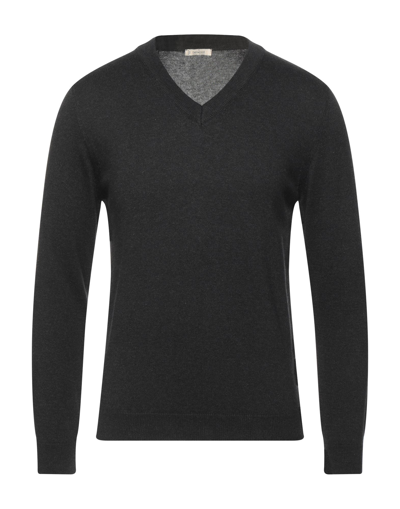 Shop Bellwood Man Sweater Steel Grey Size 48 Cotton, Wool