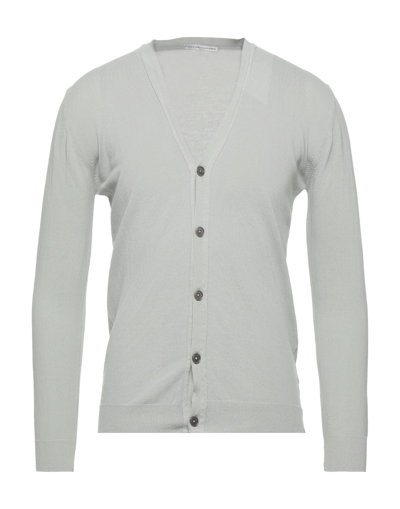 Shop Grey Daniele Alessandrini Man Cardigan Light Grey Size 40 Cotton
