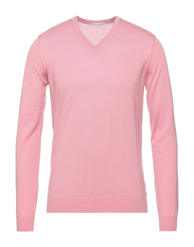 Shop Grey Daniele Alessandrini Sweaters In Pink