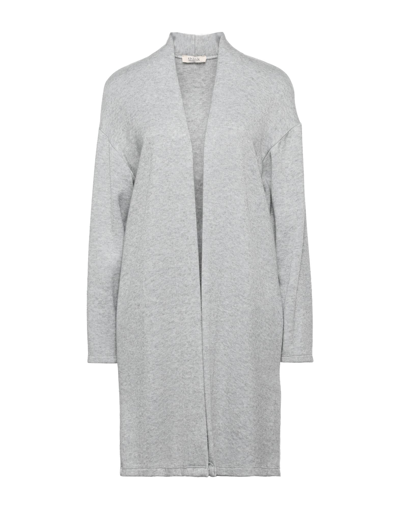 Shop Think Woman Cardigan Light Grey Size M Viscose, Polyamide, Nylon