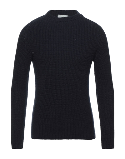 Shop Vneck Sweaters In Dark Blue