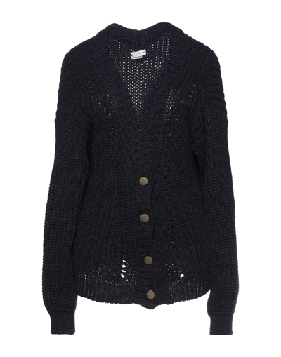 Shop Ballantyne Woman Cardigan Midnight Blue Size 6 Viscose, Polyamide, Wool, Polyester