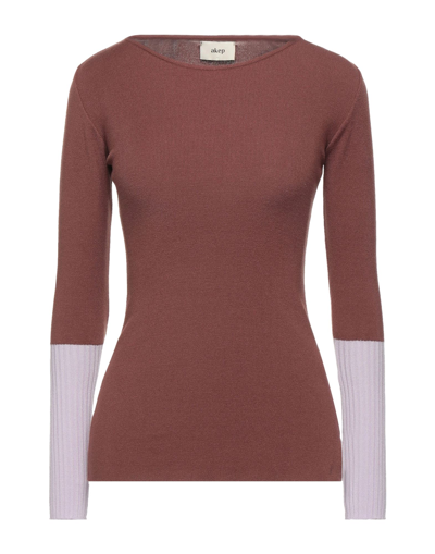 Shop Akep Sweaters In Brown
