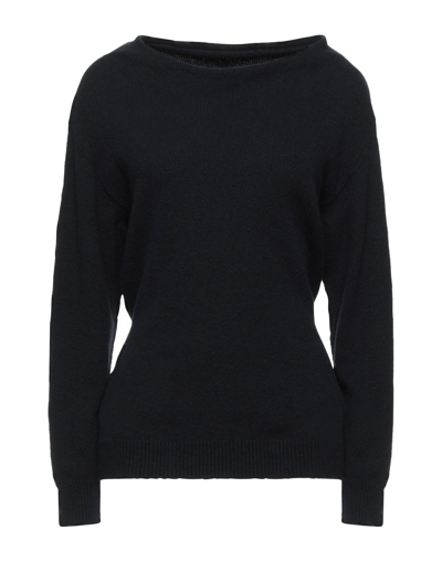 Shop Alpha Studio Woman Sweater Midnight Blue Size 10 Viscose, Polyamide, Cotton, Elastane