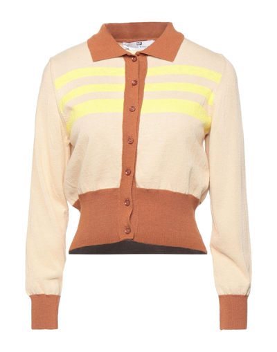 Mr Massimo Rebecchi Cardigans In Beige