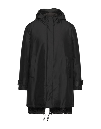 Shop Hogan Woman Jacket Black Size M Polyester, Polyamide